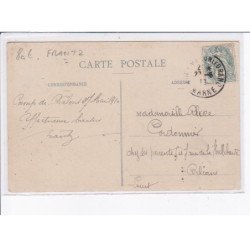 AVIATION AUTOGRAPHE: Frantz, M. Hubert Latham sur monoplan "antoinette" en pleinvol - très bon état