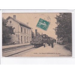 ABBARETZ: la gare, train - état