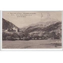 COLMAR LES ALPES : haute vallée du Verdon - station estivale, alt. 1250 m. - le fort de Savoie - très bon état