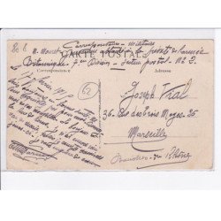 LAVENTIE: intérieur de la gare, train, locomotive - très bon état