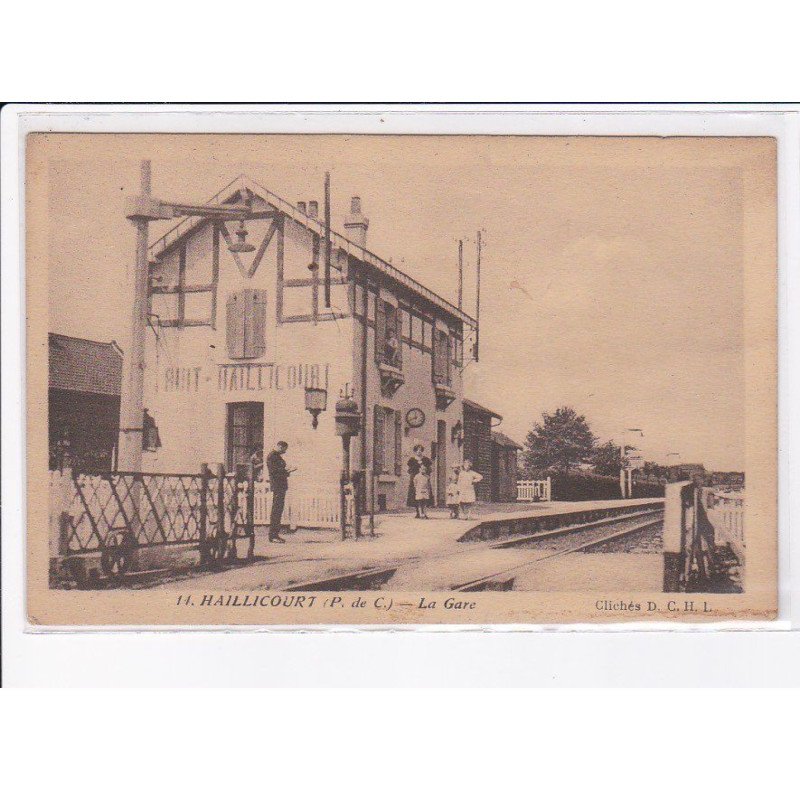 HAILLICOURT: la gare - très bon état