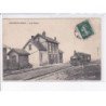 HUCQUELIERS: la gare, train - très bon état