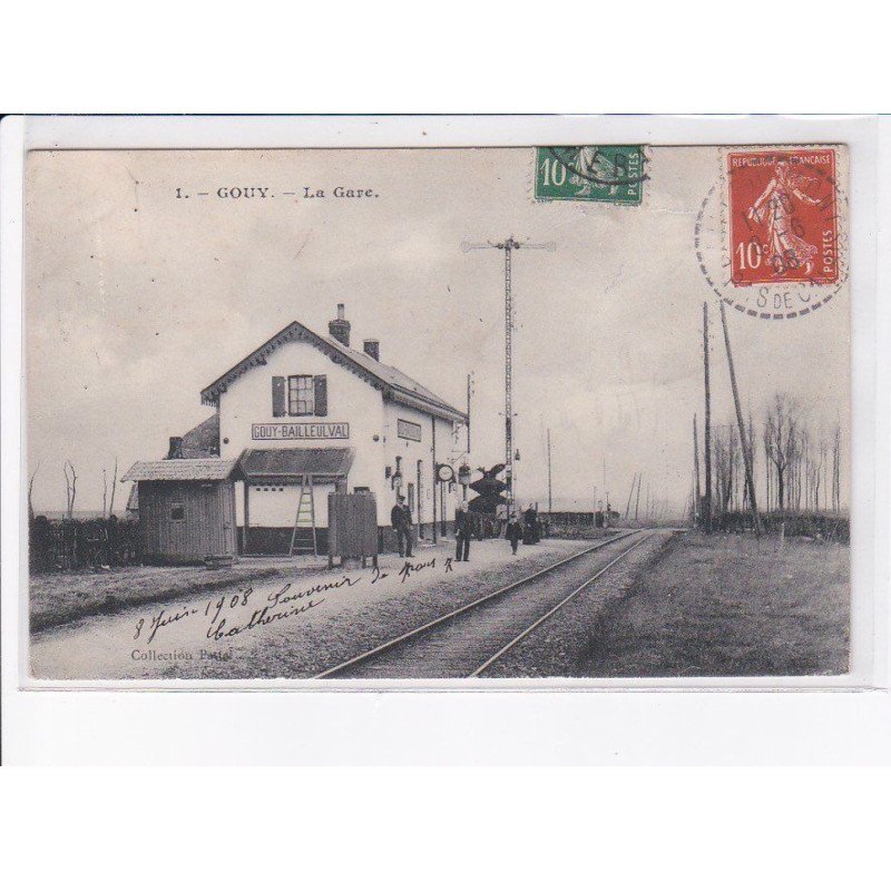 GOUY: la gare - état