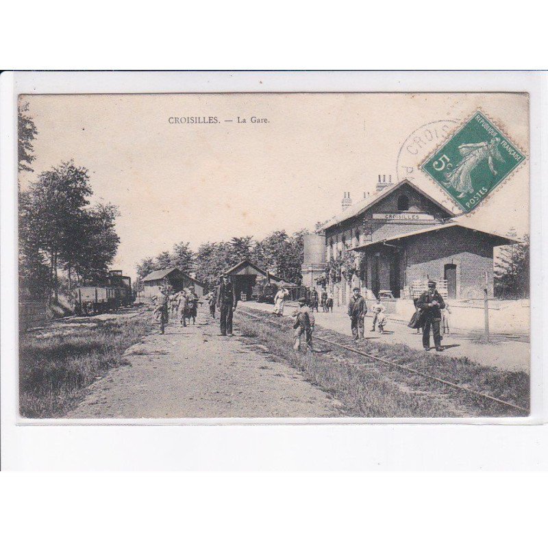 CROISILLES: la gare - très bon état