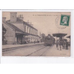 LA POISSONNIERE: la gare, train - très bon état