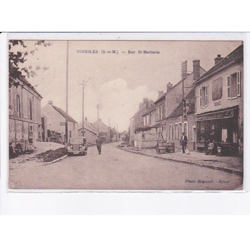VOINSLES: rue saint-mathurin, automobile - très bon état