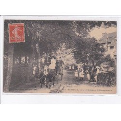 SAINT-MARC: l'arrivée de la correspondance, attelage - très bon état