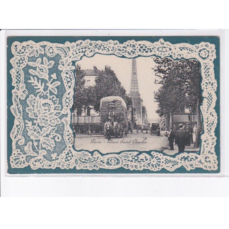 PARIS: 75015, place saint-charles, tour eiffel - très bon état