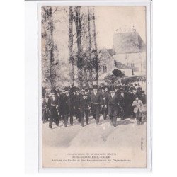 SAINT-GEORGES-sur-CHER: inauguration de nouvelle mairie arrivée préfet et représentants du département - très bon état