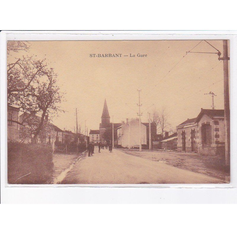 SAINT-BARBANT: la gare - très bon état