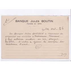 DINARD: la banque jules boutin - très bon état