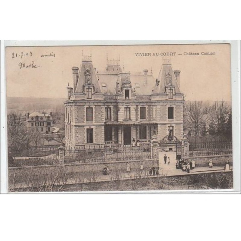 VIVIERS AU COURT : château camion - très bon état