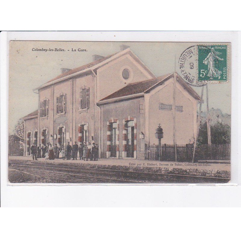COLOMBEY-les-BELLES: la gare - très bon état