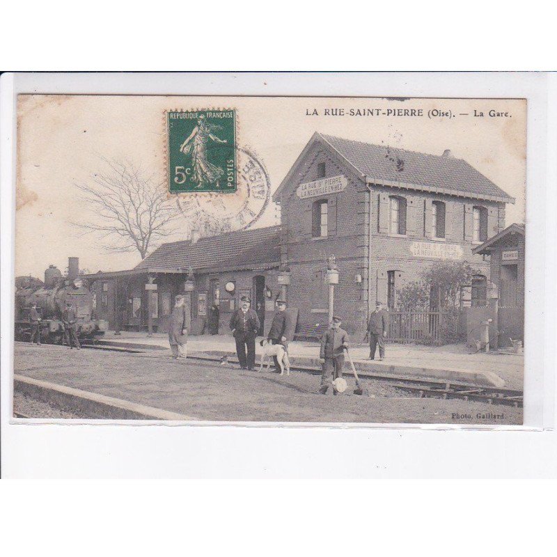 LA RUE-SAINT-PIERRE: la gare - état