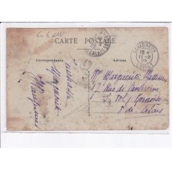 COMBREUX: la gare, train - état