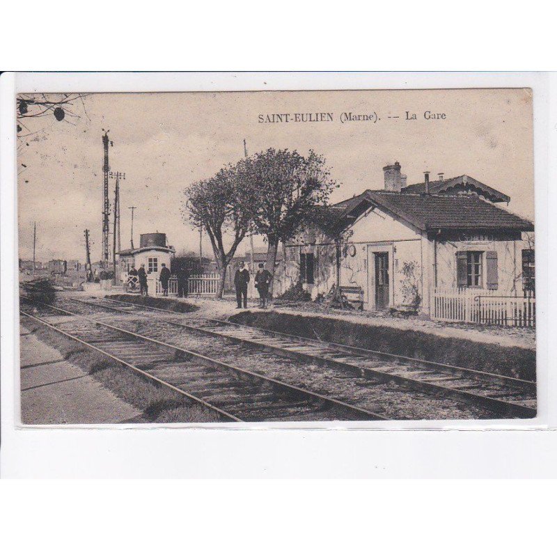 SAINT-EULIEN: la gare - très bon état
