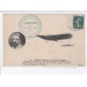 LAMBRES: aviateur Mollien, sur monoplan Blériot, cachet fête d'aviation de bienfaisance - état