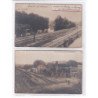 MARNE: 2CPA gare, ligne de vitry à chaumont, de brionne à larcy - très bon état