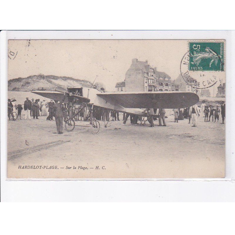 HARDELOT-PLAGE: sur la plage, aviation - très bon état