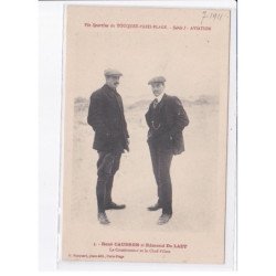 LE TOUQUET: vie sportive, série 1 aviation René Caudron et Edmond De Laet constructeur et le chef-pilote - très bon état
