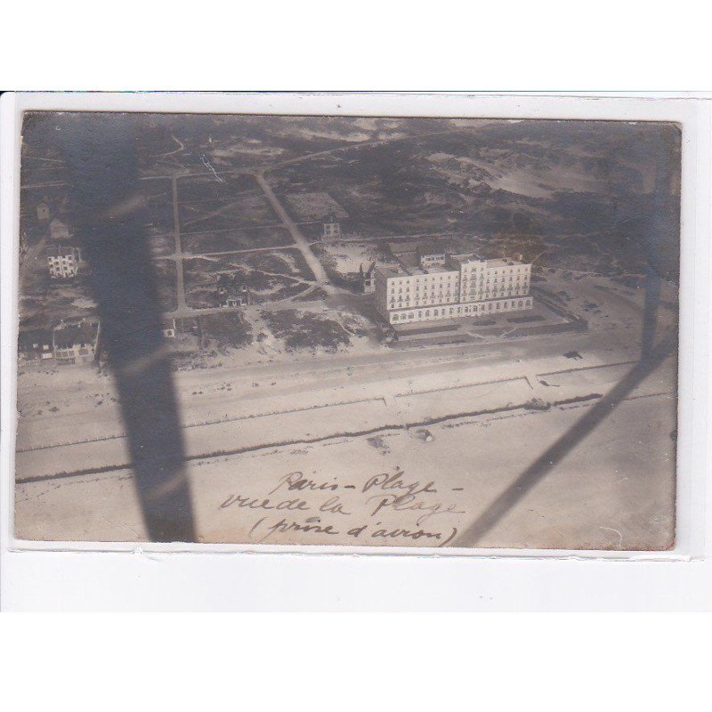 LE TOUQUET PARIS PLAGE: vue de la plage, prise d'avion - très bon état