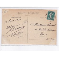 ARRAS: aviation premier aéroplane territoire arras lieudit "ma campagne" 1910 biplan Farman pilote Remy - très bon état