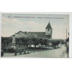 LONGCHAMP SUR AUJON : l'église, le monument  et la grande rue - très bon état
