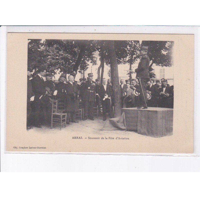 ARRAS: souvenir de la fête d'aviation - très bon état