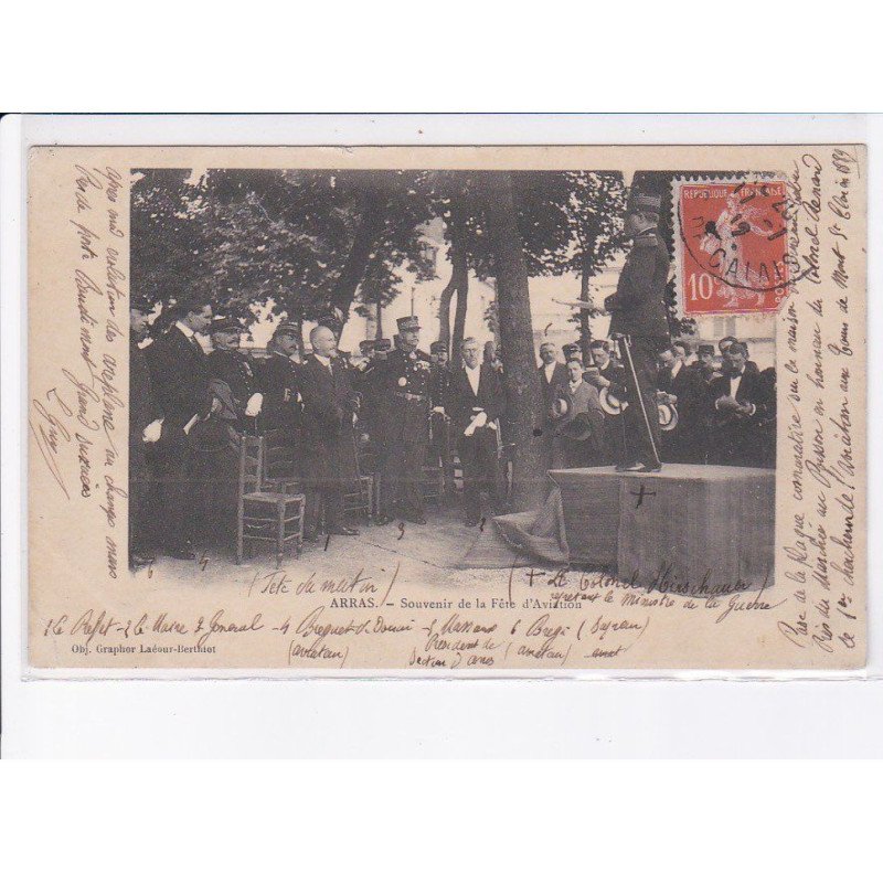 ARRAS: souvenir de la fête d'aviation - très bon état