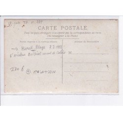 BERCK-PLAGE: aviation, aviateur Bathiot venant de calais - très bon état