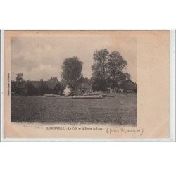 LONGEVILLE : le café et la route de Lirey - très bon état