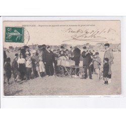 BERCK-PLAGE: disposition des appareils servant au lancement du grand cerf-volant - très bon état