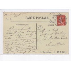 BERCK-PLAGE: le lieutenant lamoret venant d'attérir à l'hippodrome de la molière - très bon état