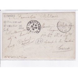 LIMOGES: militaire, chemin de fer - très bon état