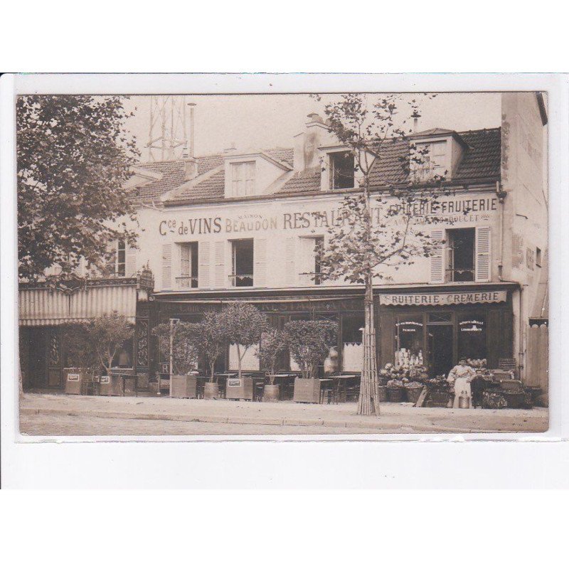 BOULOGNE-sur-SEINE: commerce de vins, beaudon, restaurant, épicerie-fruiterie, cremerie - très bon état