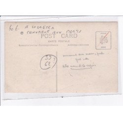 NORD ou PAS DE CALAIS: à localiser, monument aux morts - très bon état