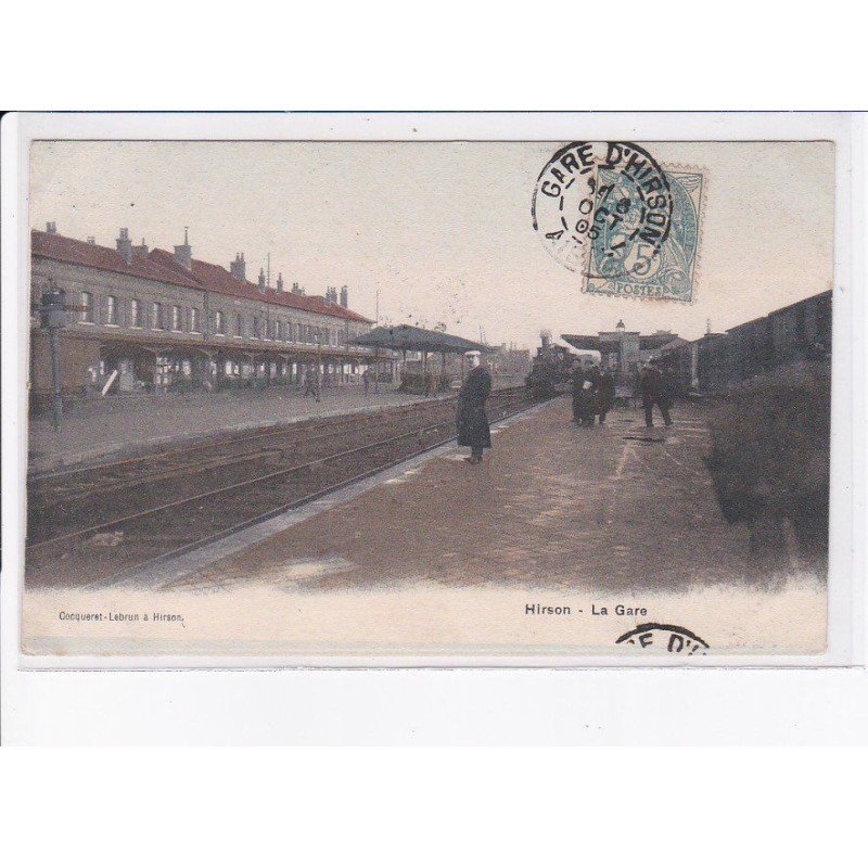 HIRSON: la gare, train, rail