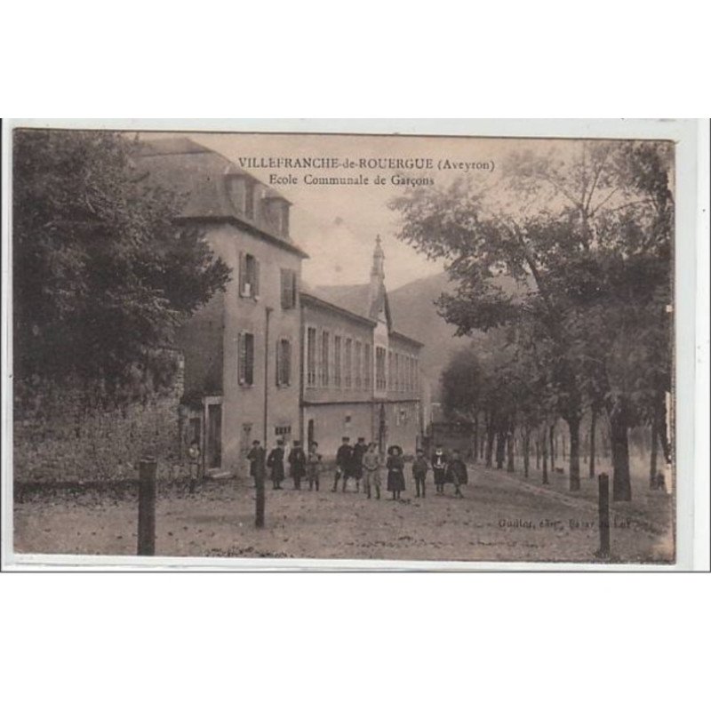 VILLEFRANCHE DE ROUERGUE : école communale de garçons - très bon état