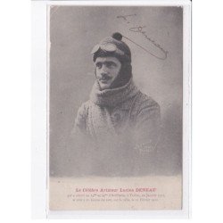 TARBES: le célèbre aviateur Lucien Deneau, autographe - très bon état