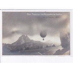 PAU: traversée des pyrénées en ballon, aviation - très bon état