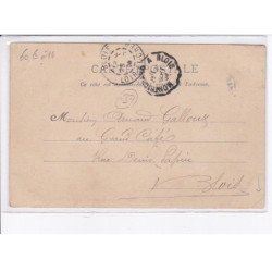 INDRE ET LOIRE: le père gallou, doyen des cyclistes de france, sur sa draisième fabriquée en 1830 - état