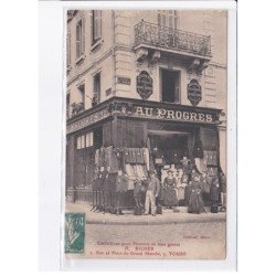 TOURS: au progres, collections pour hommes en tous genres H. Richer - état