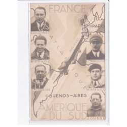 AVIATION: transatlantique, aéropostale, couzinet mermoz carretier manuel jousse mailloux - très bon état