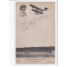 AVIATION: bathiat sur biplan bréguet, moteur gnôme, autographe - très bon état