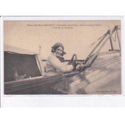 NANCY: Marie Marvingt universelle sportswoman pilote-aéronaute-aviatrice, monoplan - très bon état