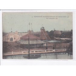 TOURCOING: exposition internationale 1906, vue d'ensemble, ballon, aviation - très bon état