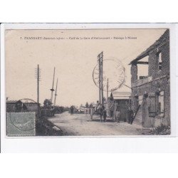 FRANSSART: café de la gare d'hattencourt, passage à niveau - très bon état