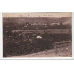 GLOS : panorama sur le bourg et la vallée de l'Orbiquet - très bon état