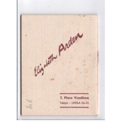 PARIS: le golf à paris, calendrier 1939, Elizabeth Arden - très bon état