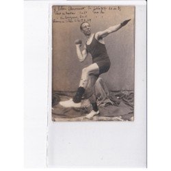 SPORTS: photo, record du monde jeux olympique berlin saut en longueur 8,06m, lancer de poid - très bon état